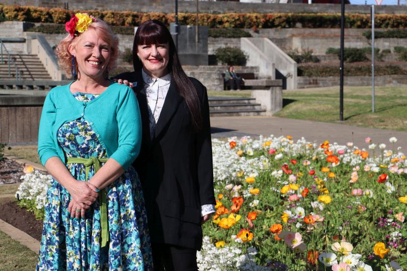 Newcastle Museum Director Julie Baird and Newcastle Art Gallery Director Lauretta Morton, pictured in 2019 when they were first appointed to the Create NSW Artform Advisory Boards.