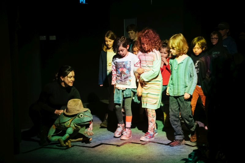 Curious Legend's family-friendly workshops and performance, Well, was among the quality local productions included in New Annual's 2022 program. Picture courtesy of Whale Chorus.