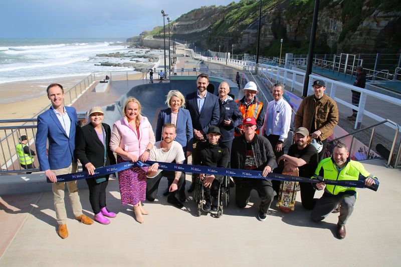 Bathers Way South Newcastle Beach opens