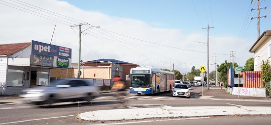 Glebe Road, Adamstown - safety improvements